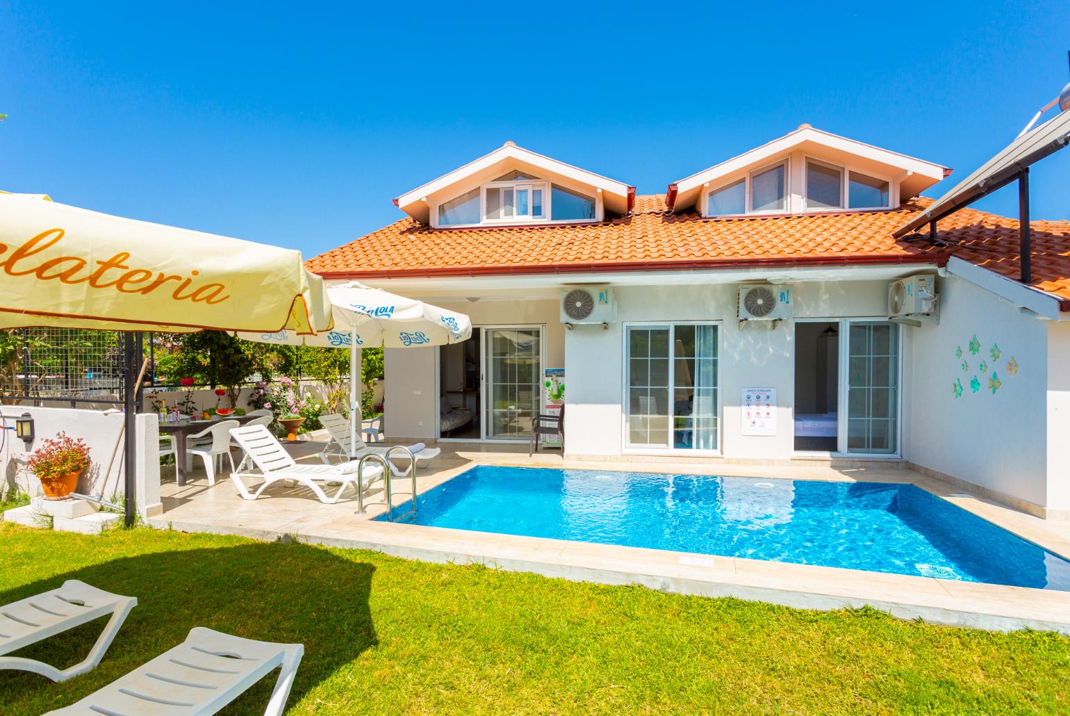 Beautiful villa with private pool, terrace, and garden