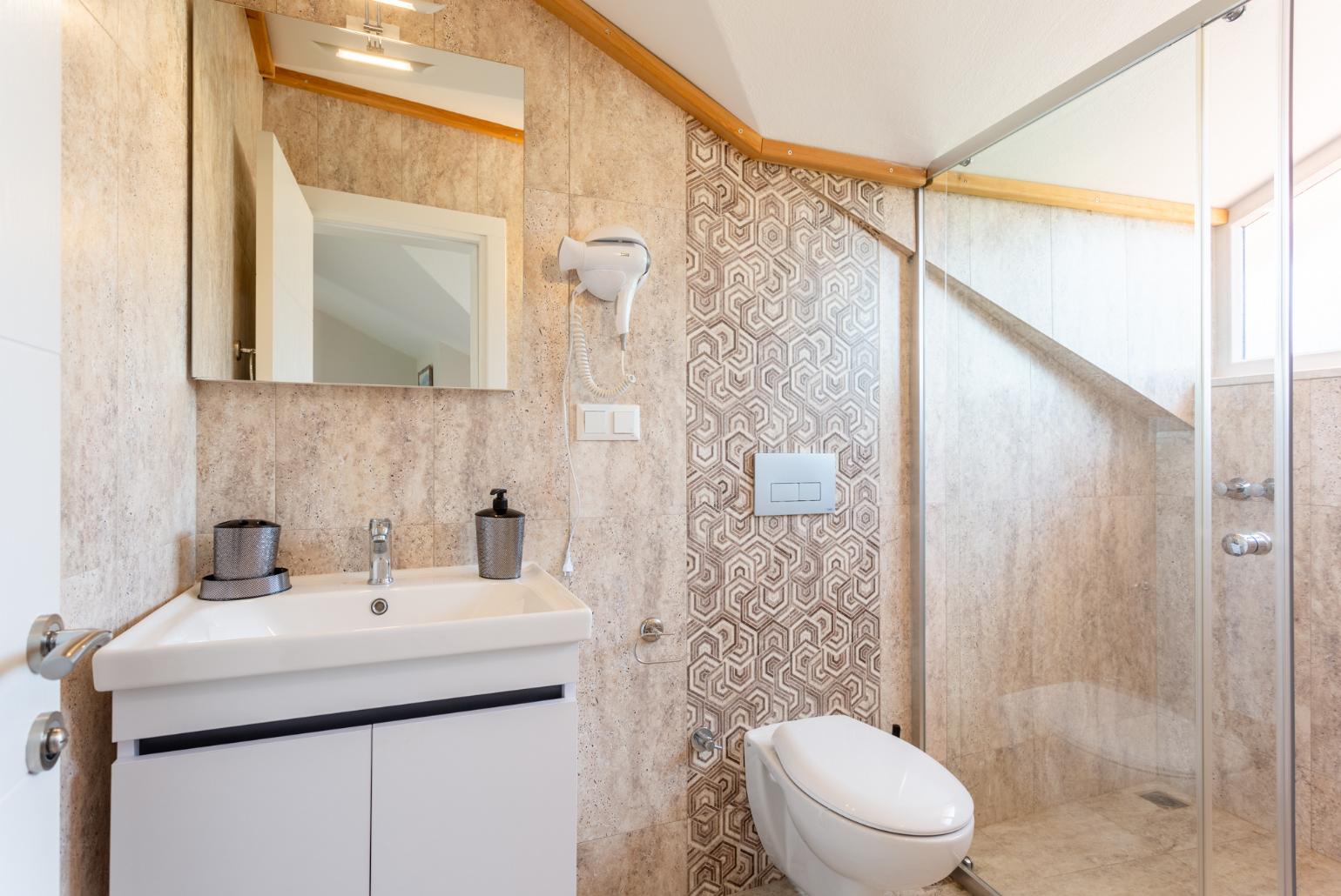 Family bathroom with shower