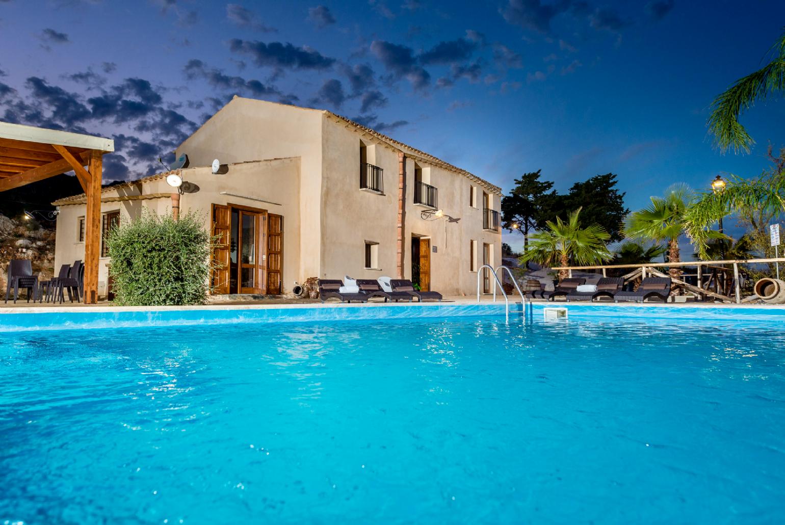 Beautiful villa with private pool and terrace with views