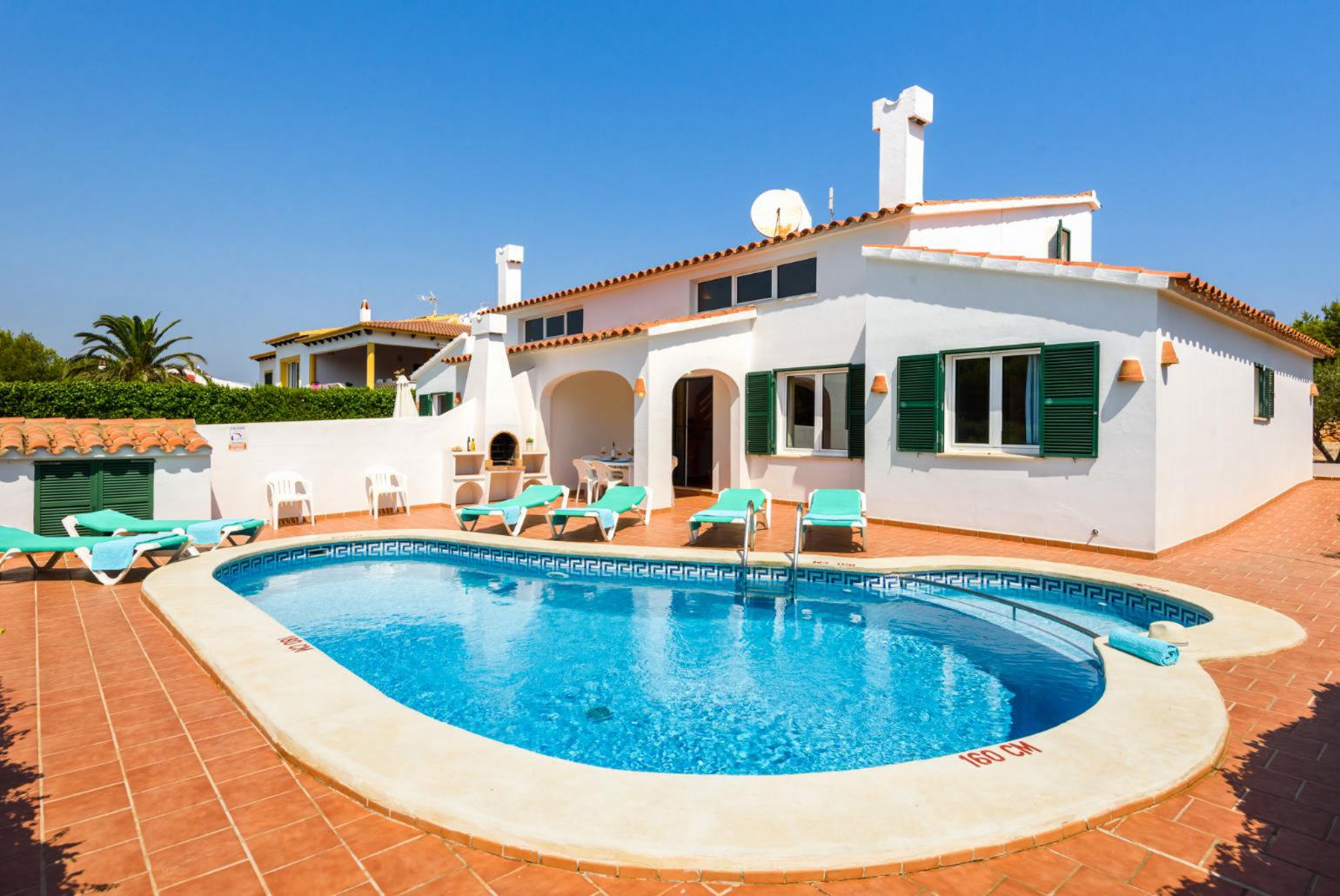 ,Beautiful villa with private pool and terrace