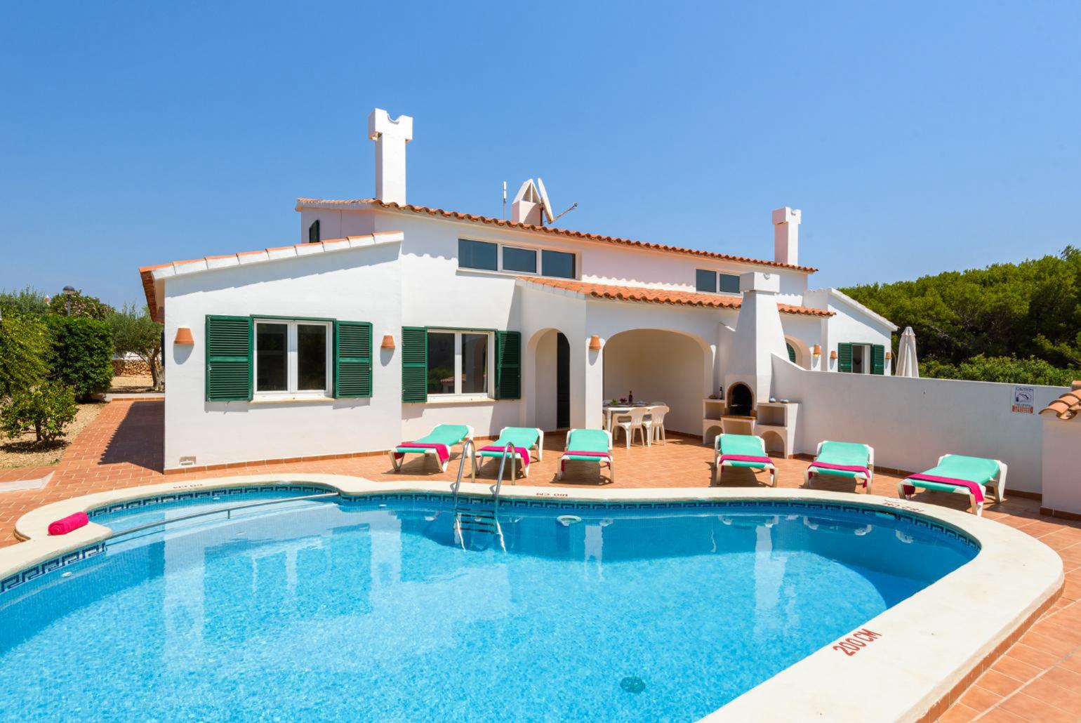 ,Beautiful villa with private pool and terrace