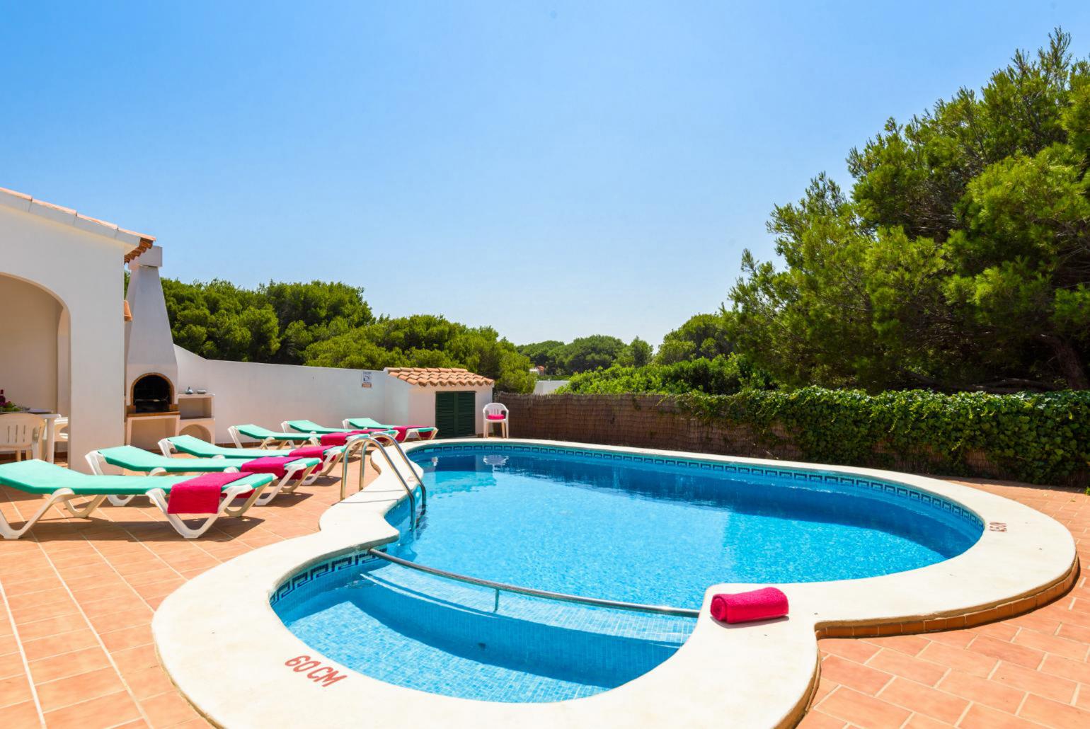 Private pool and terrace