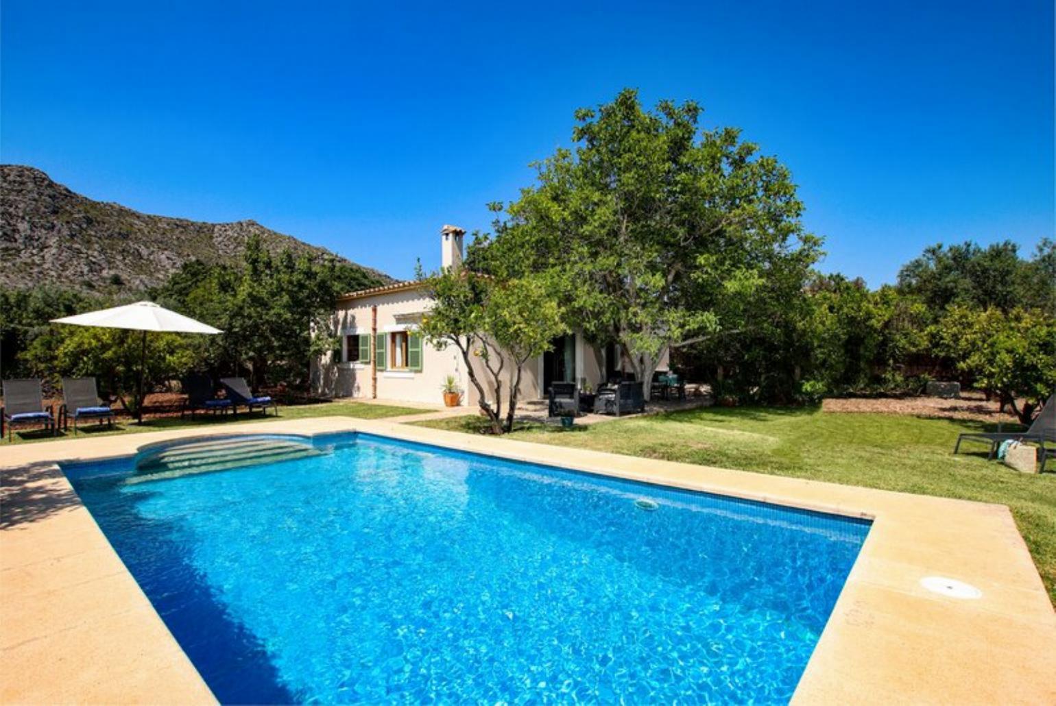 ,Beautiful villa with private pool, terrace, and garden