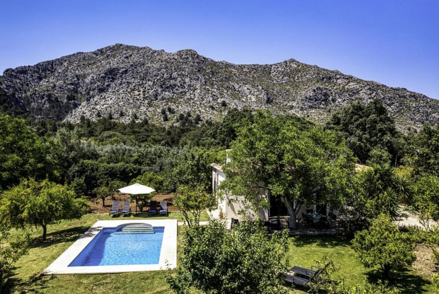 Aerial view of Villa Angel