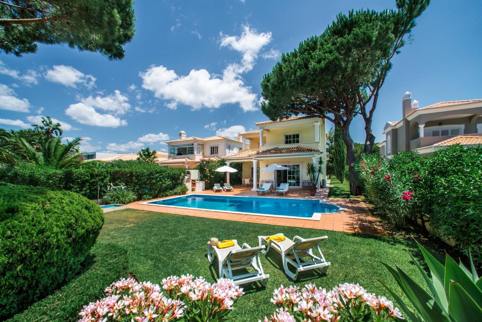 Beautiful villa with private pool and terrace area.