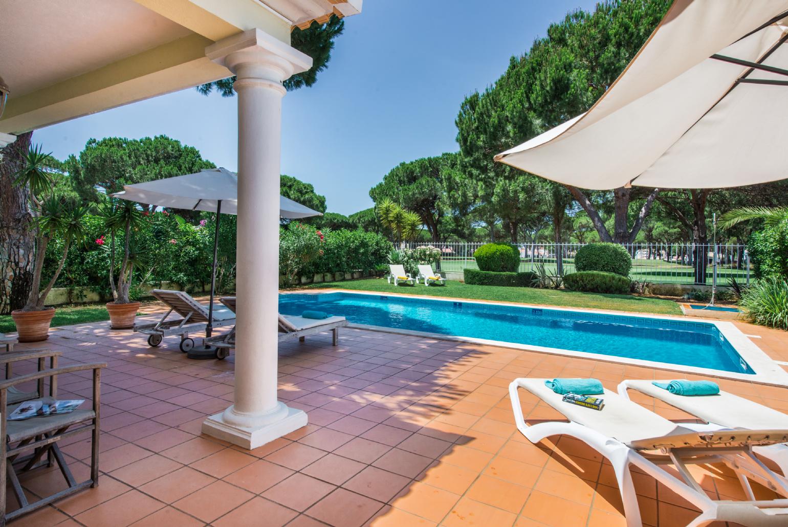 Beautiful villa with private pool and terrace area.