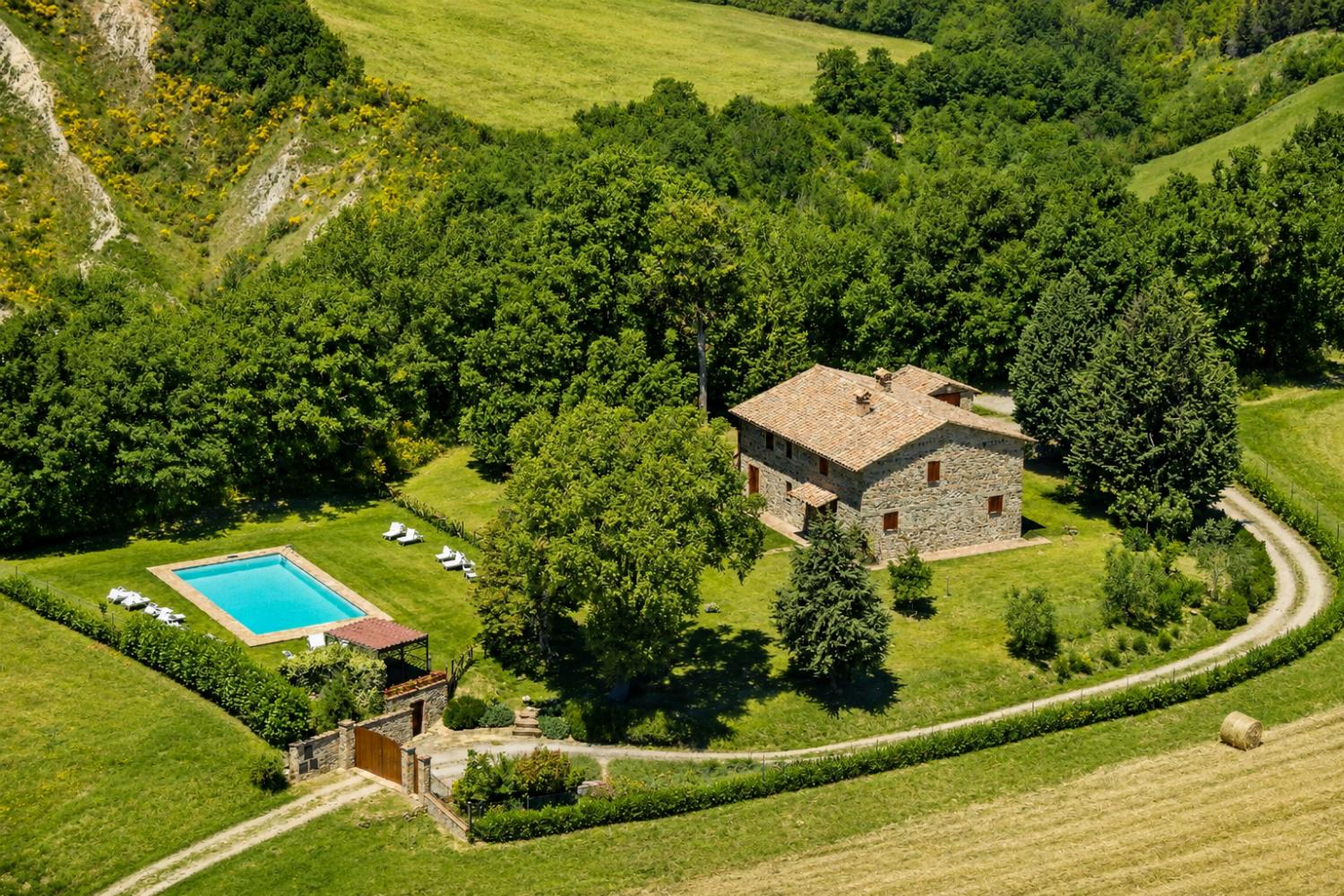 Aerial view of Casale Donatelli