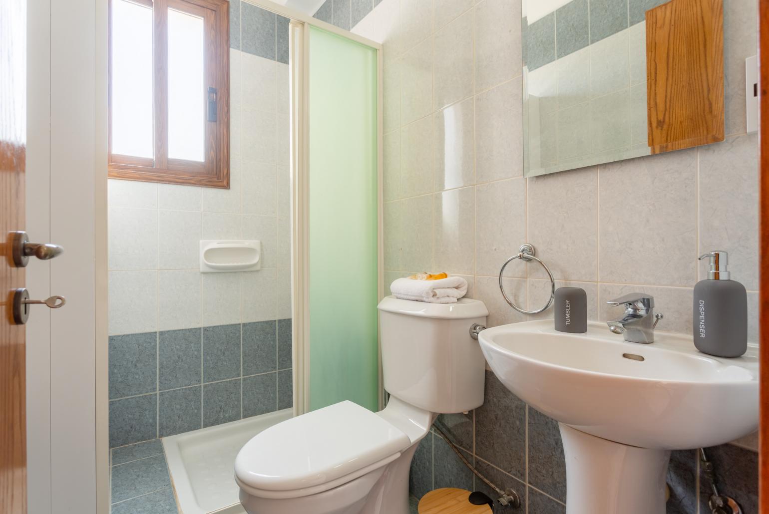 Family bathroom with shower