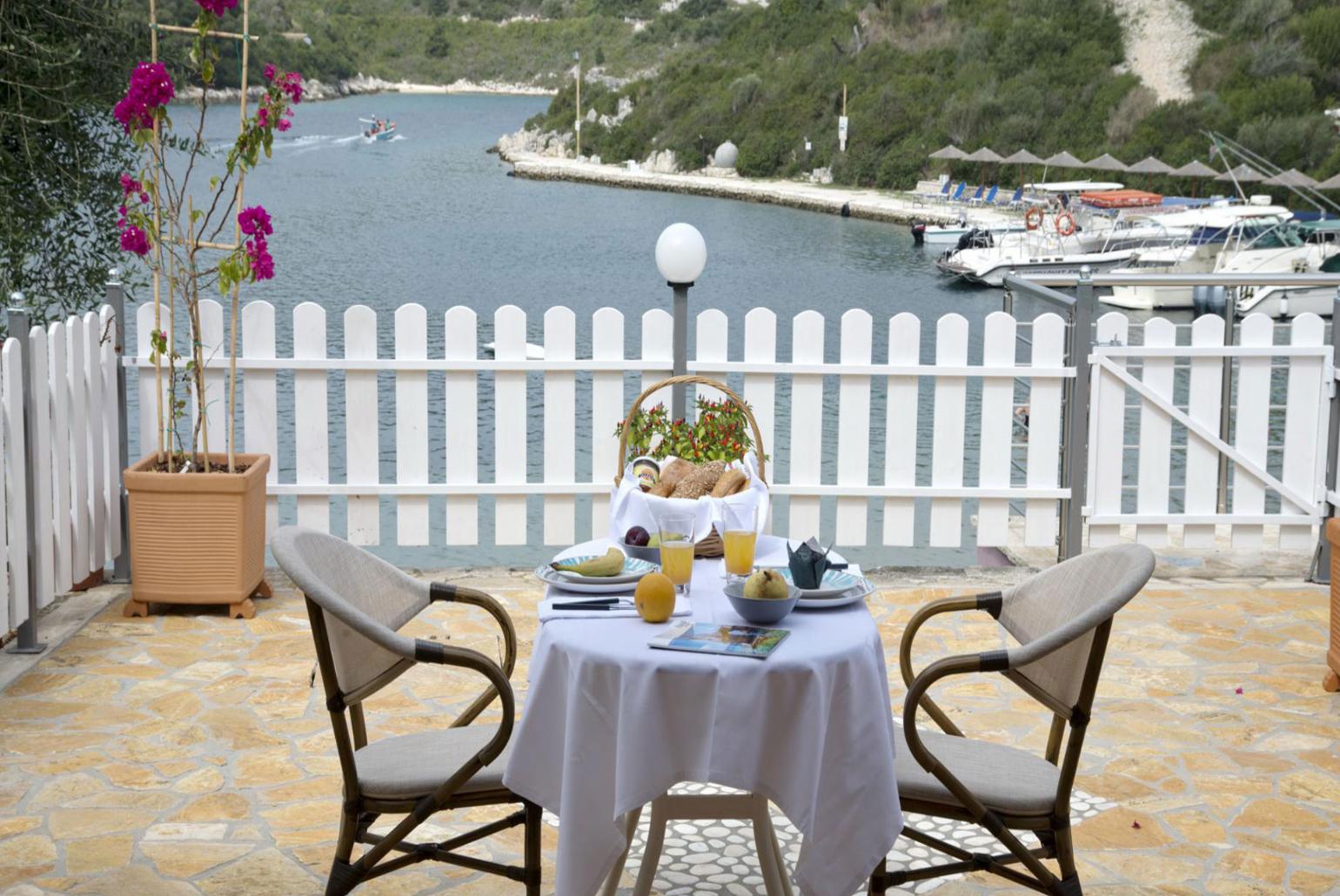 Private terrace with sea view