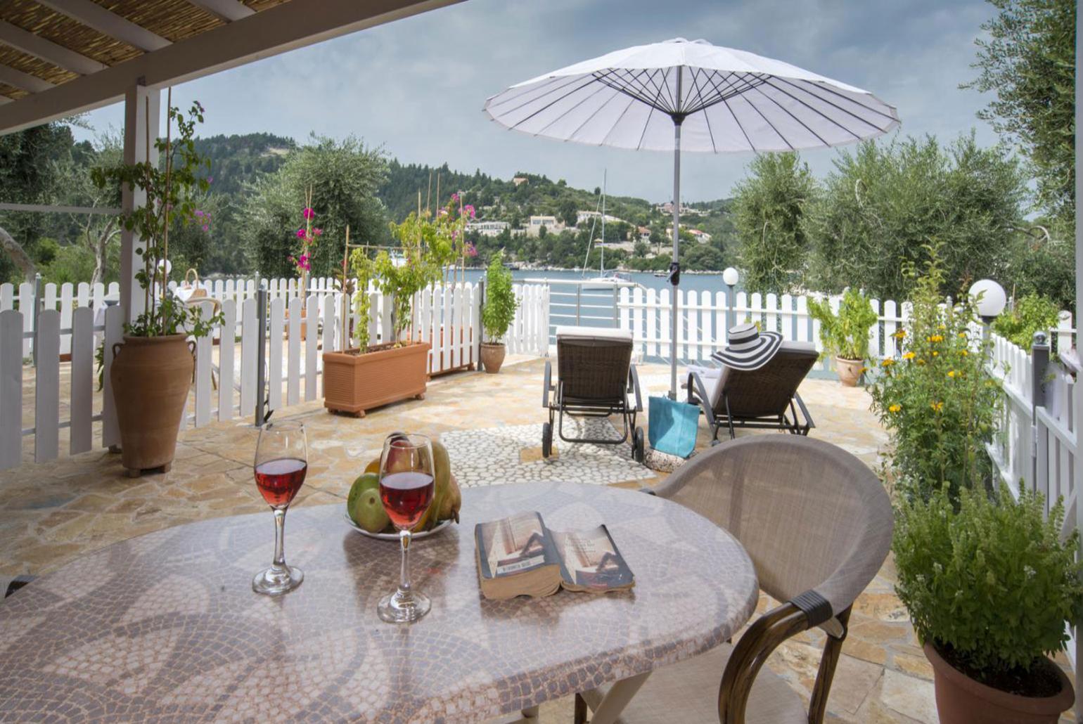 Private terrace with sea view