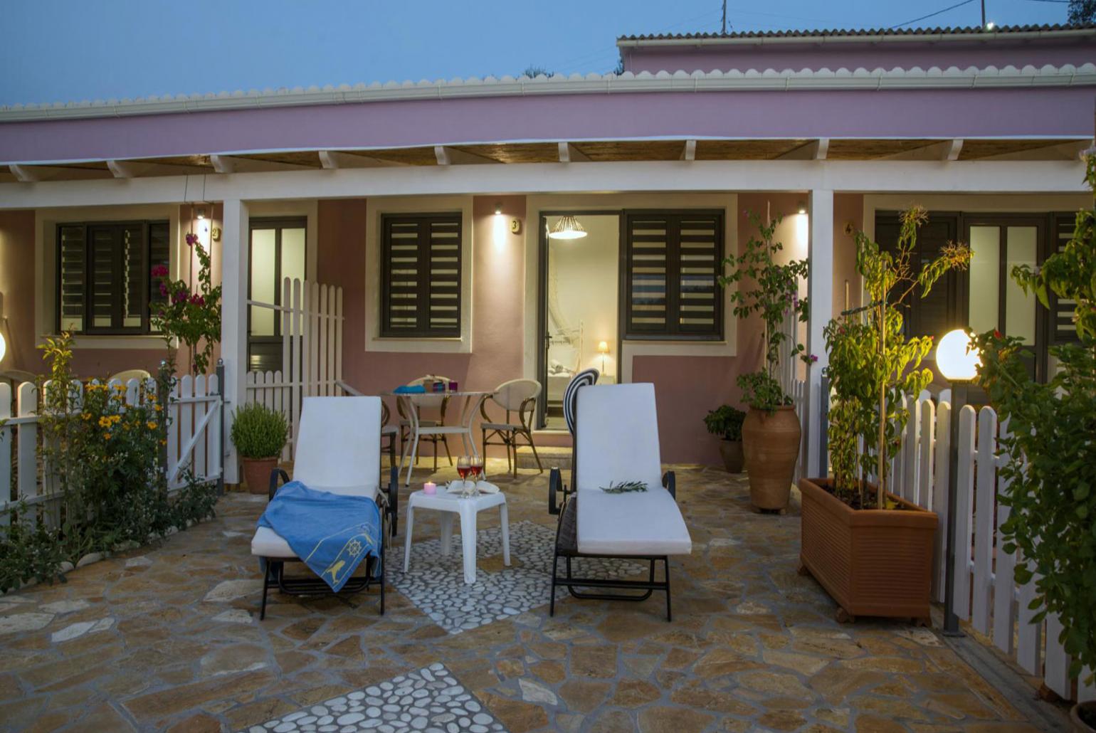 Private terrace with sea view