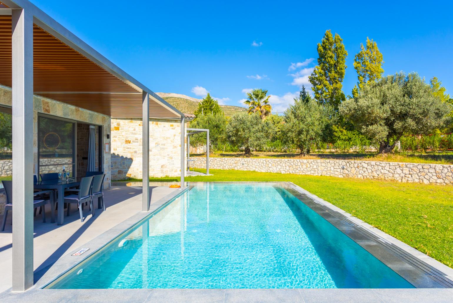 Private pool and terrace