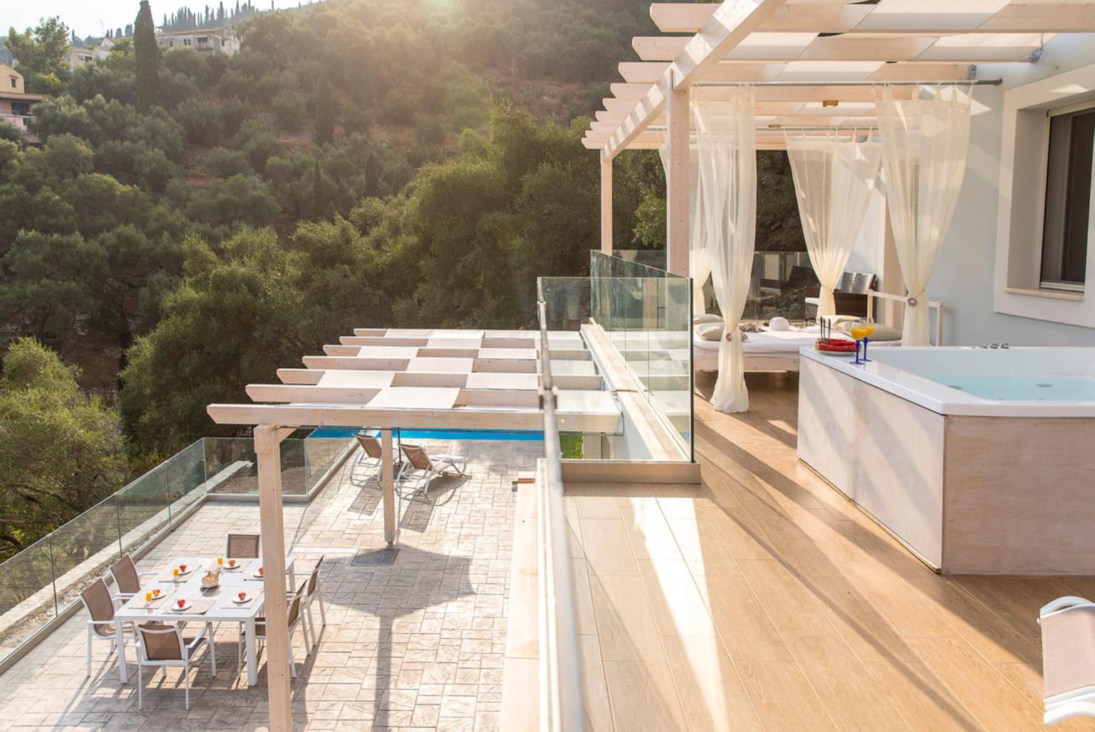 Private balcony jacuzzi