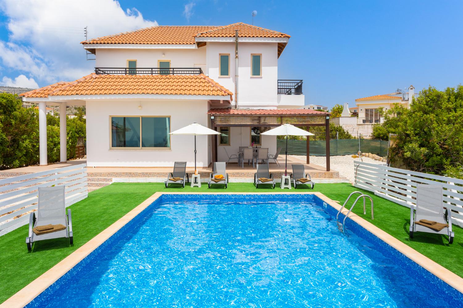 Beautiful villa with private pool and terrace with sea views