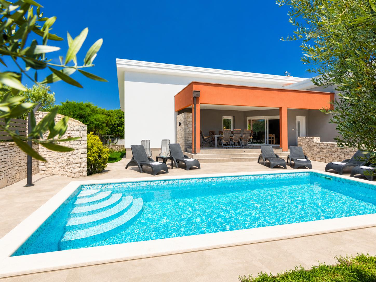 ,Beautiful villa with private pool and terrace