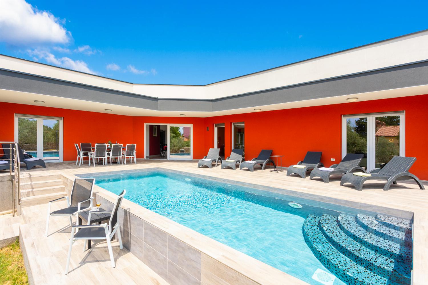 ,Beautiful villa with private pool and terrace