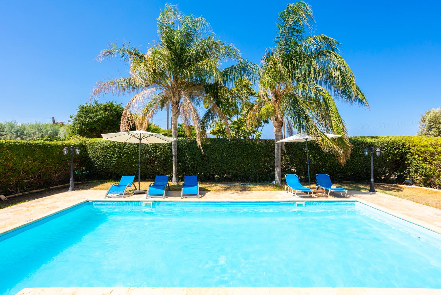 Private pool and terrace