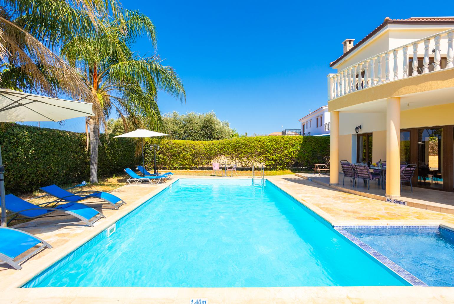 ,Beautiful villa with private pool and terrace