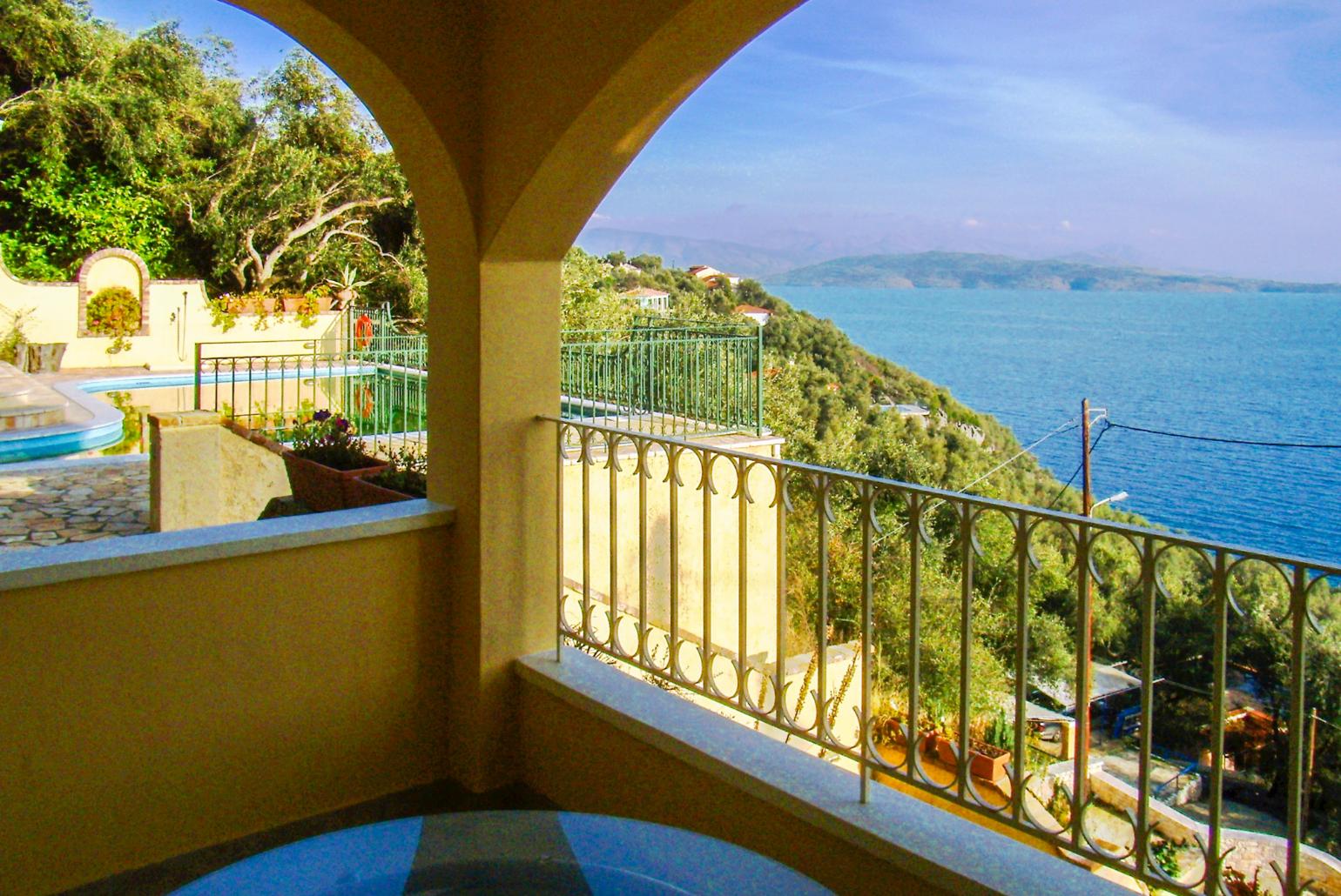 Beautiful villa with private pool and terrace with panoramic sea views