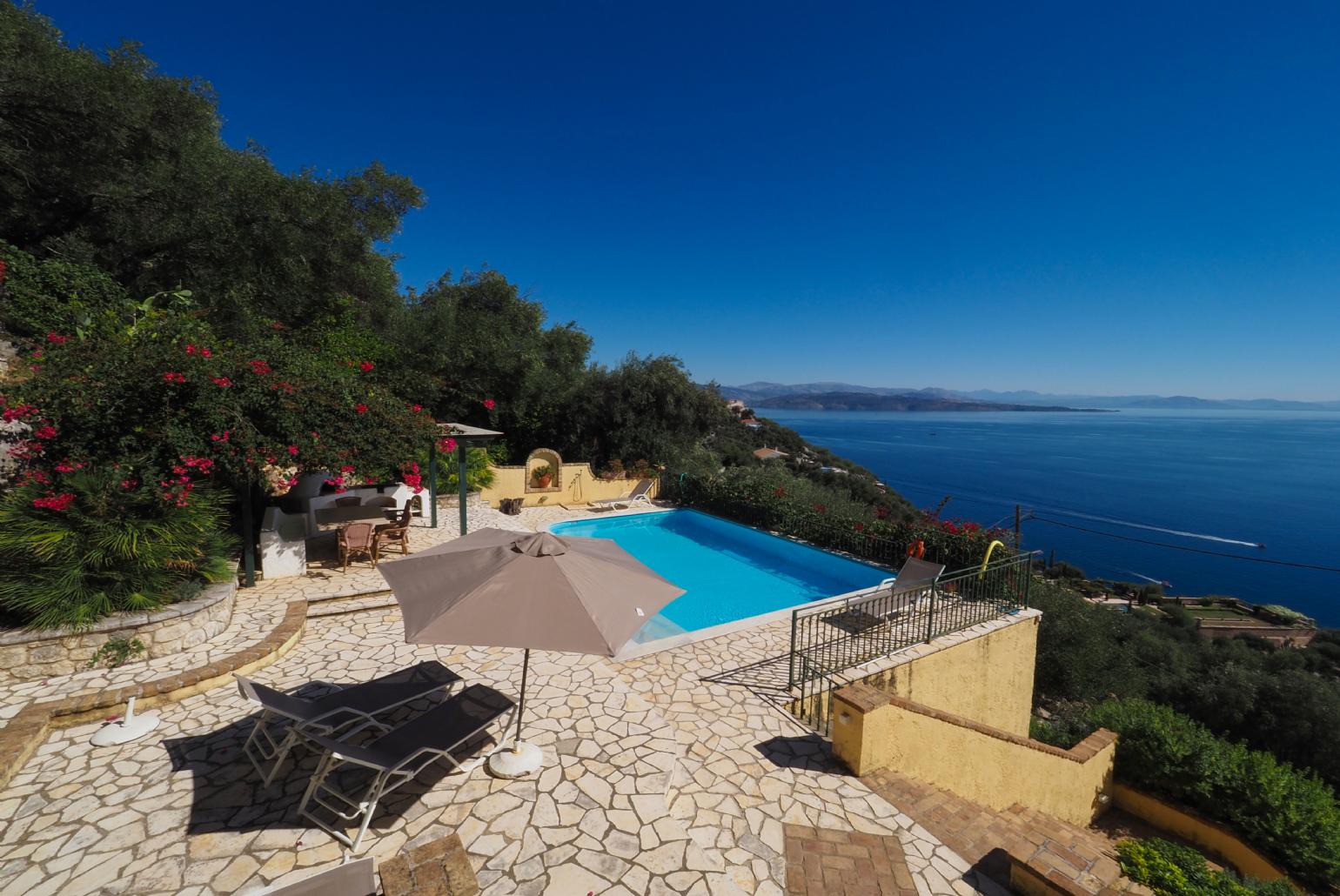 Private pool and terrace