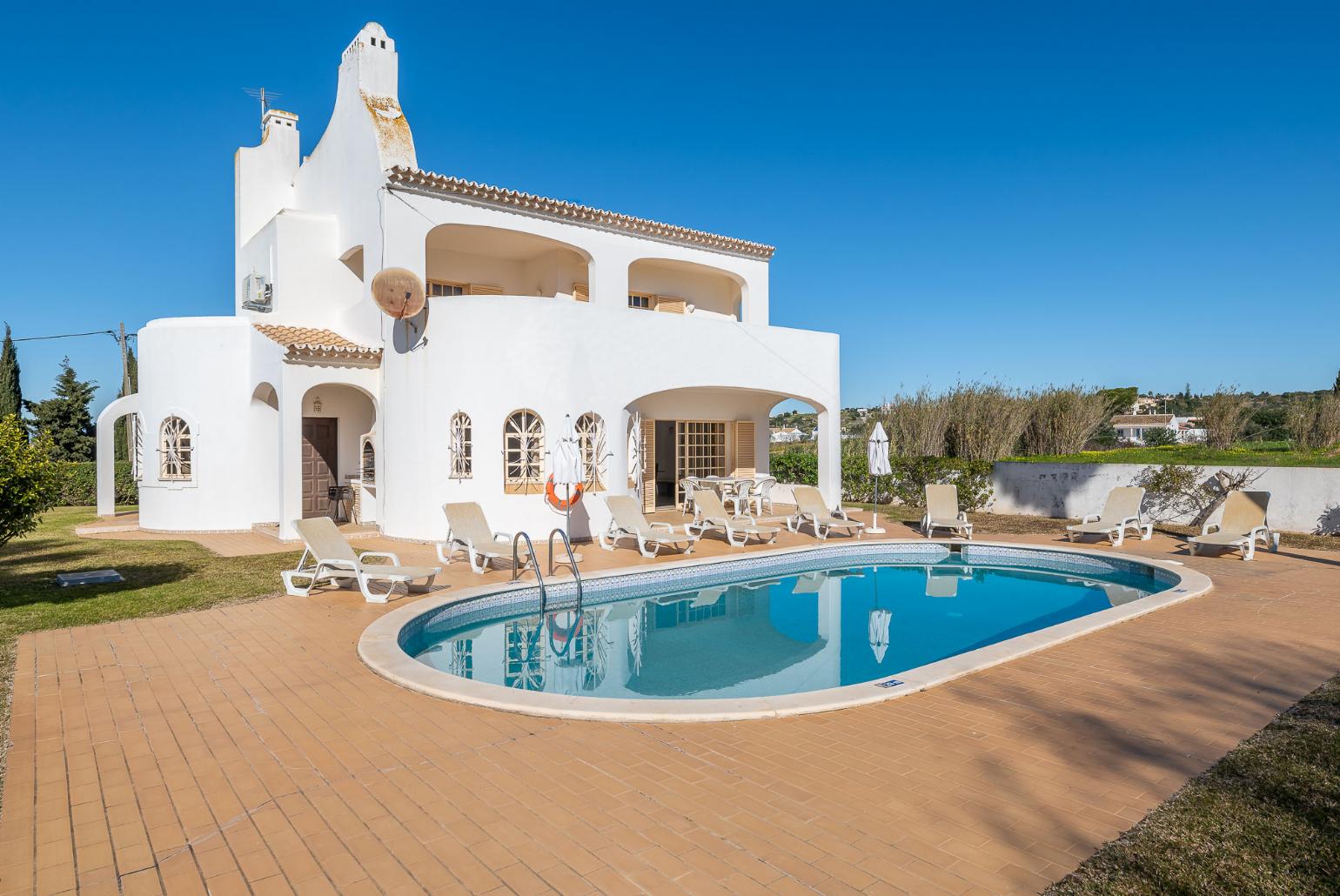 ,Beautiful villa with private swimming pool