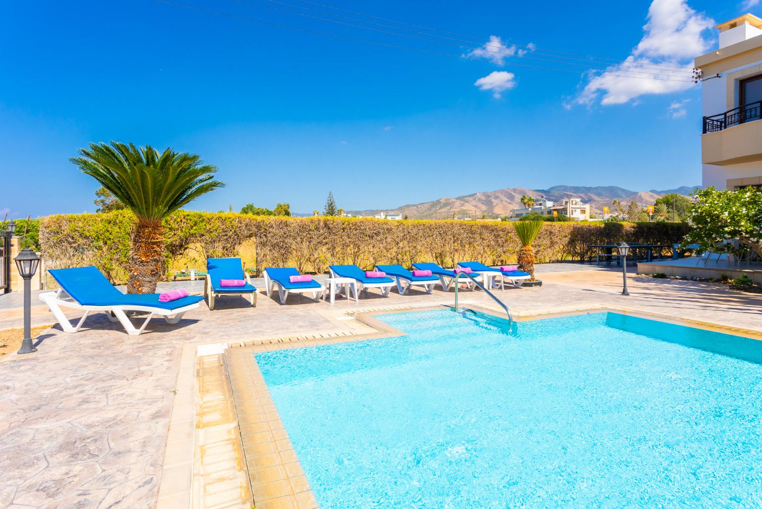 Private pool and terrace