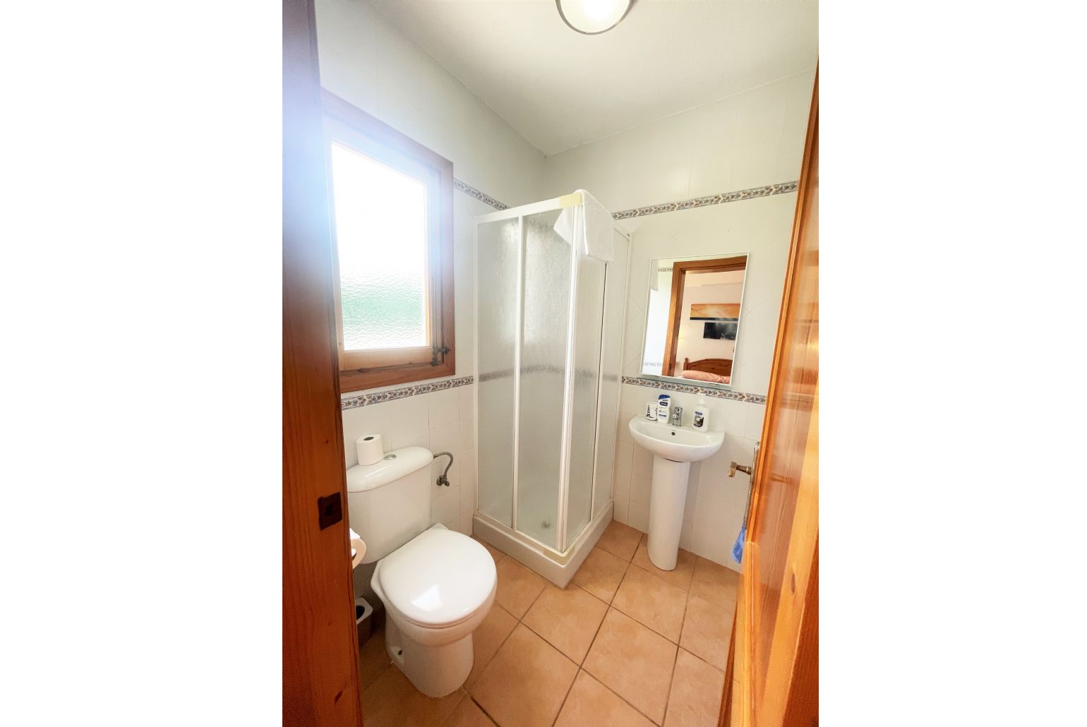 En suite bathroom with shower