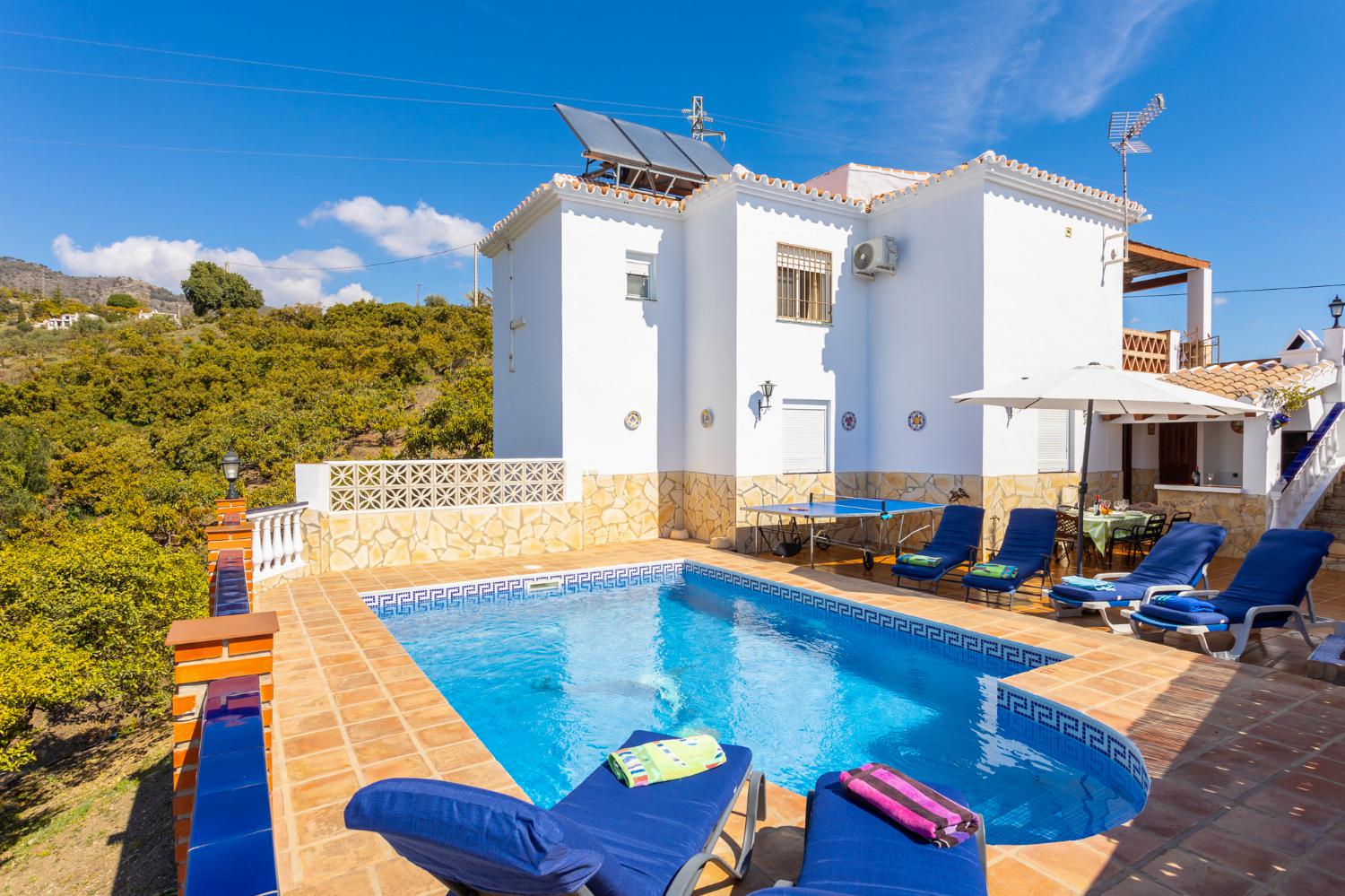 Beautiful villa with private pool and terrace with panoramic countryside views
