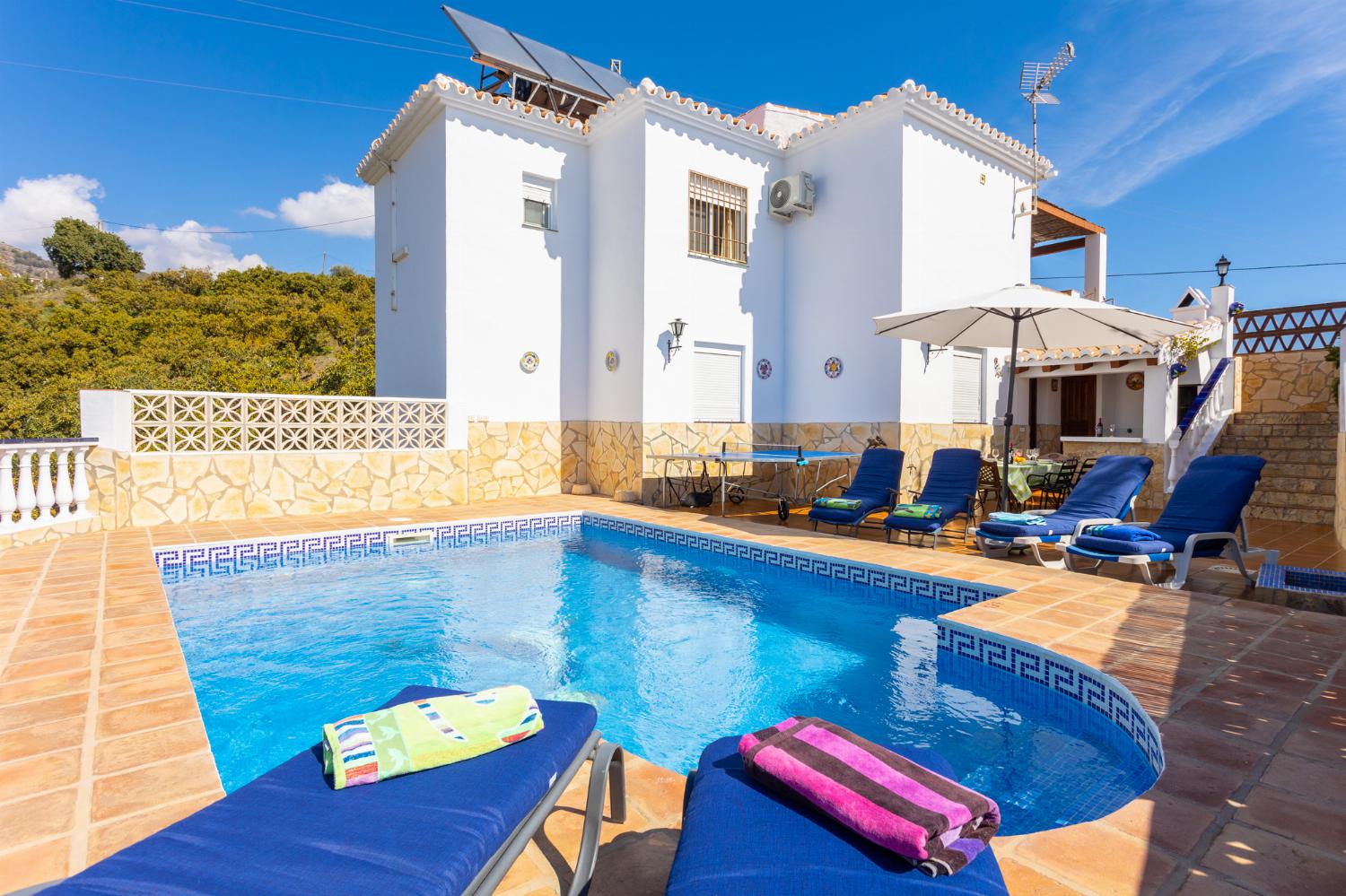 Beautiful villa with private pool and terrace with panoramic countryside views