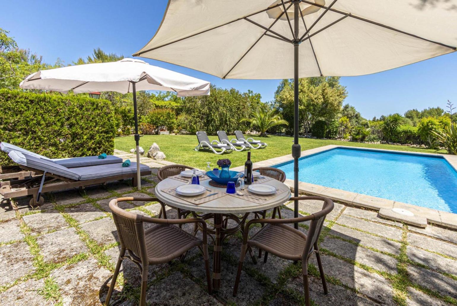 Beautiful villa with private swimming pool, terrace and garden