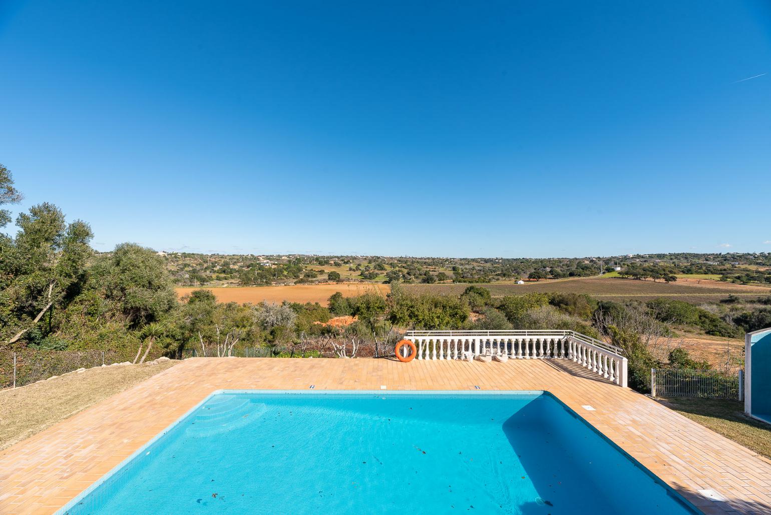 View from the pool