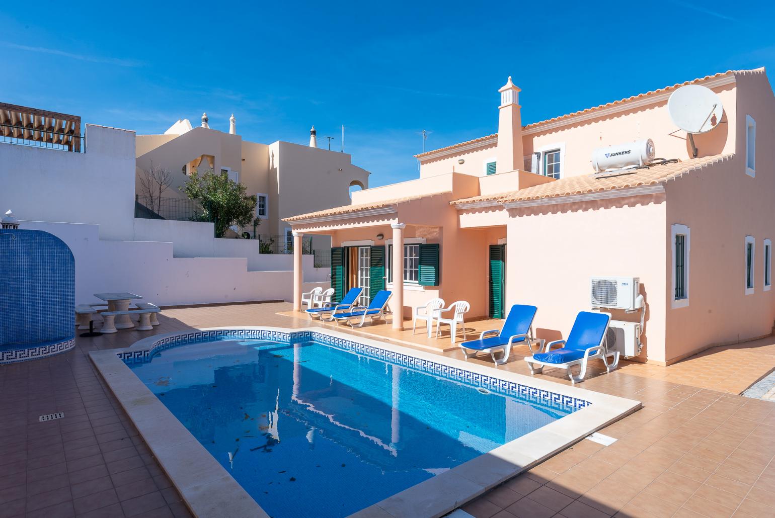 ,Beautiful villa with private swimming pool
