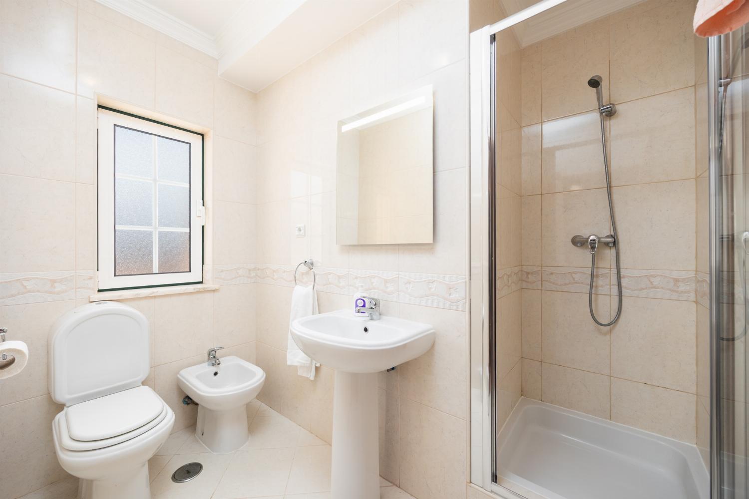 En suite bathroom with shower