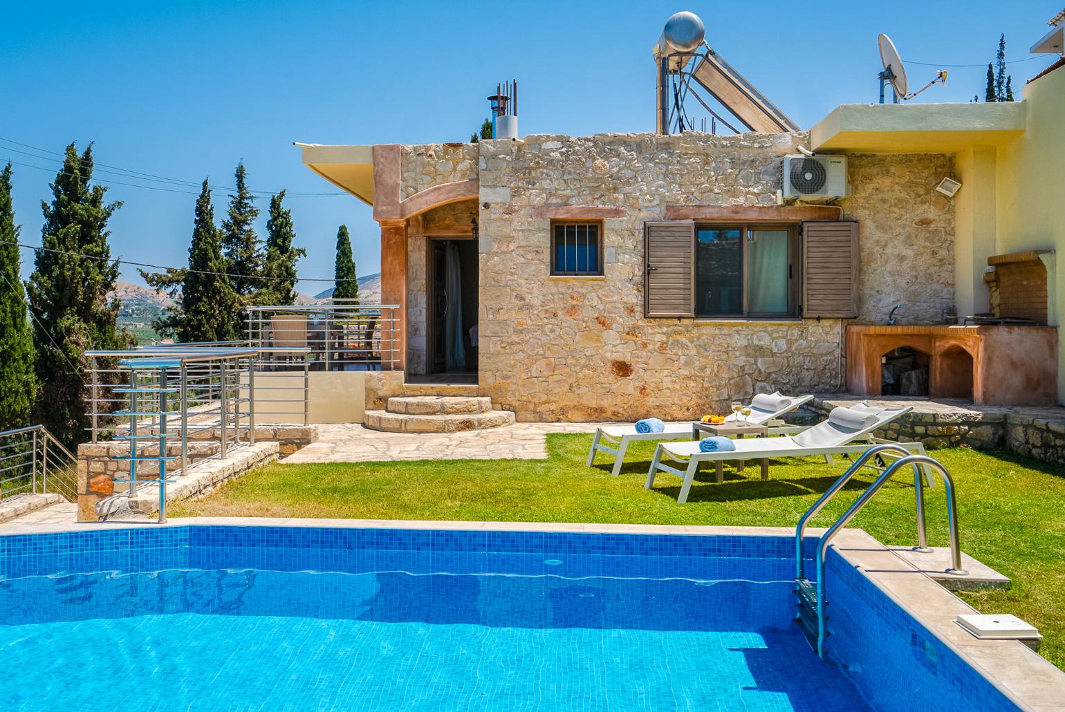Beautiful villa with private pool and terrace with countryside views