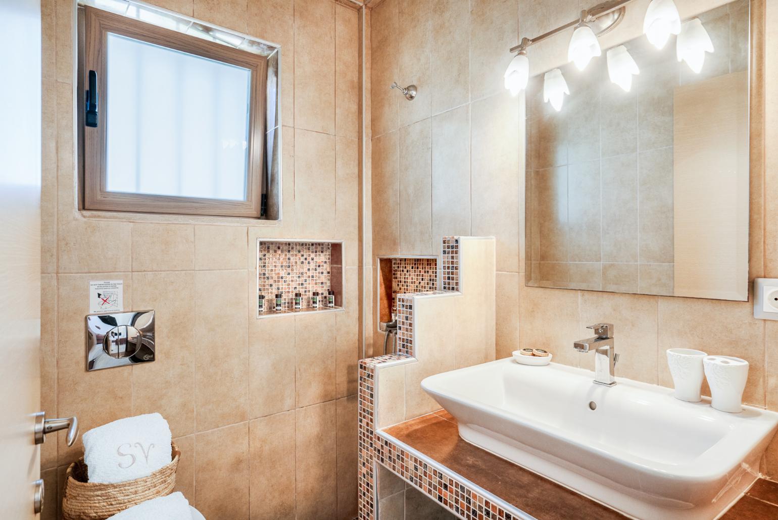 Family bathroom with shower