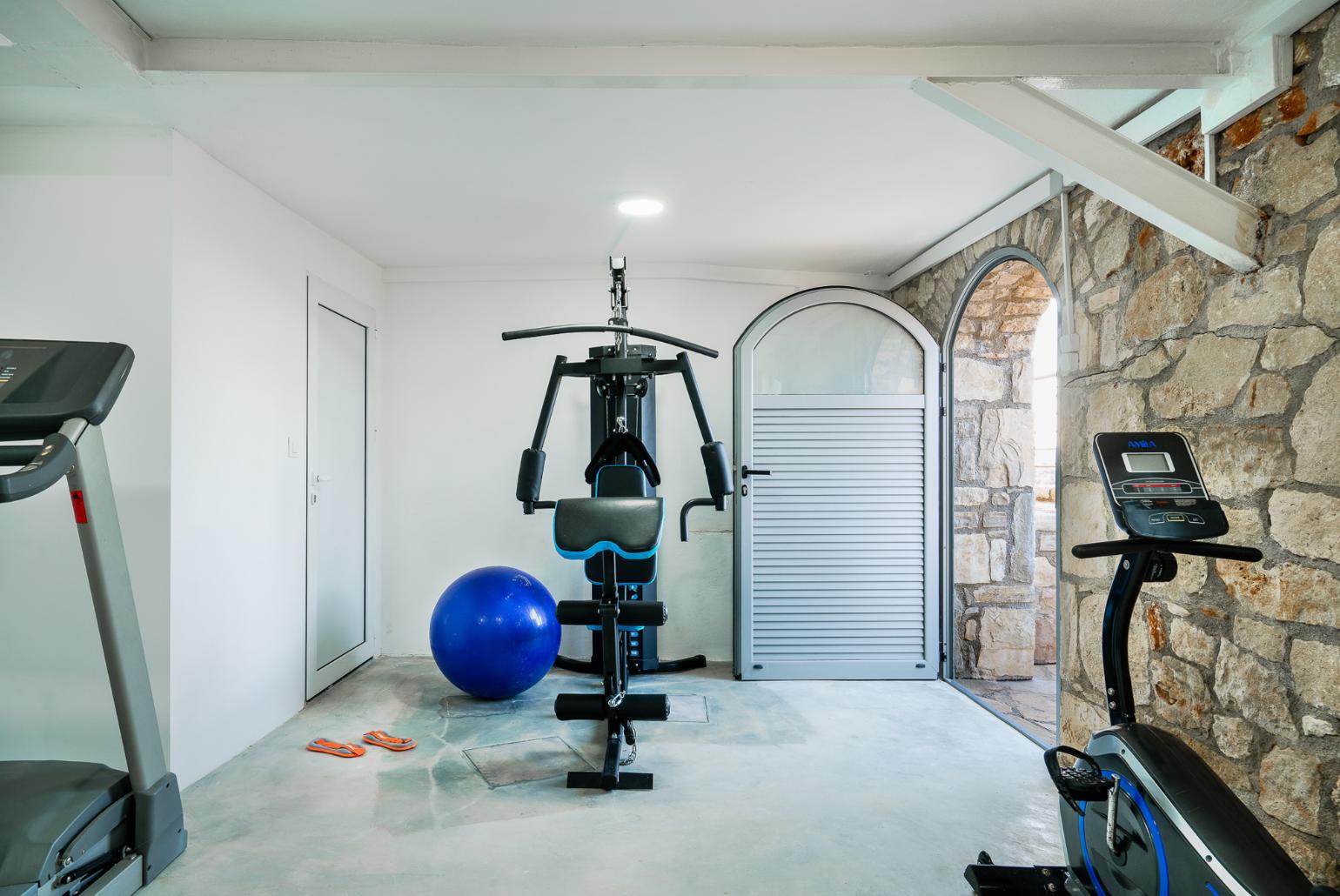 Gym area