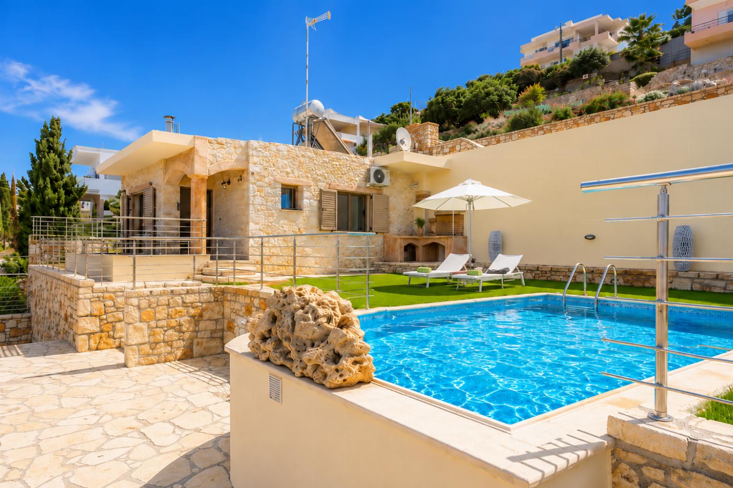 Beautiful villa with private pool and terrace with views