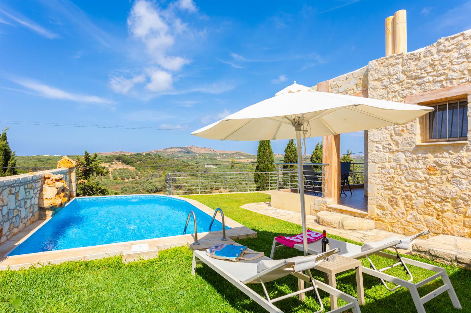 Beautiful villa with private pool and terrace with views