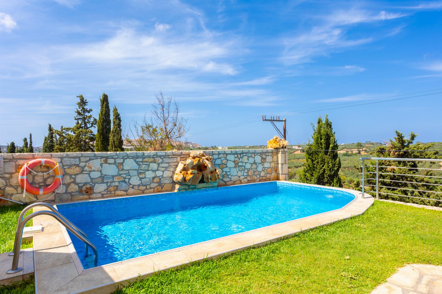 Private pool and terrace with views