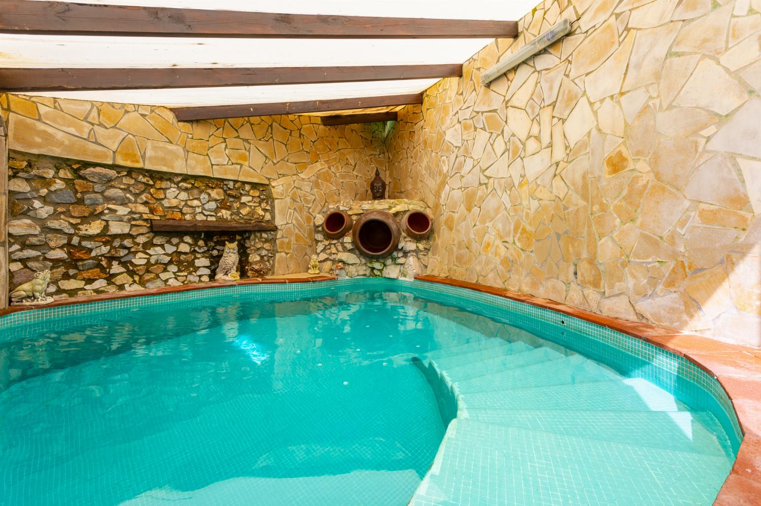 Private heated pool