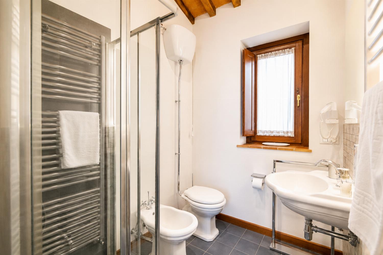 En suite bathroom with shower