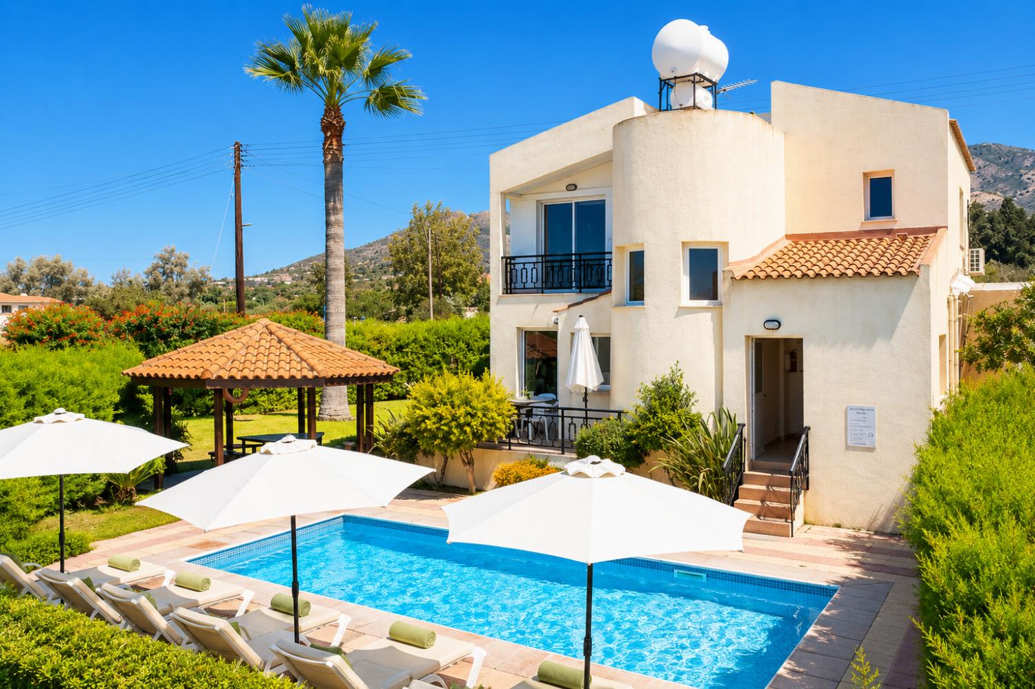 ,Aerial view of Villa Sotiroula