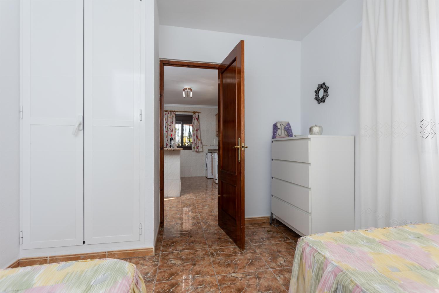 Twin bedroom with A/C