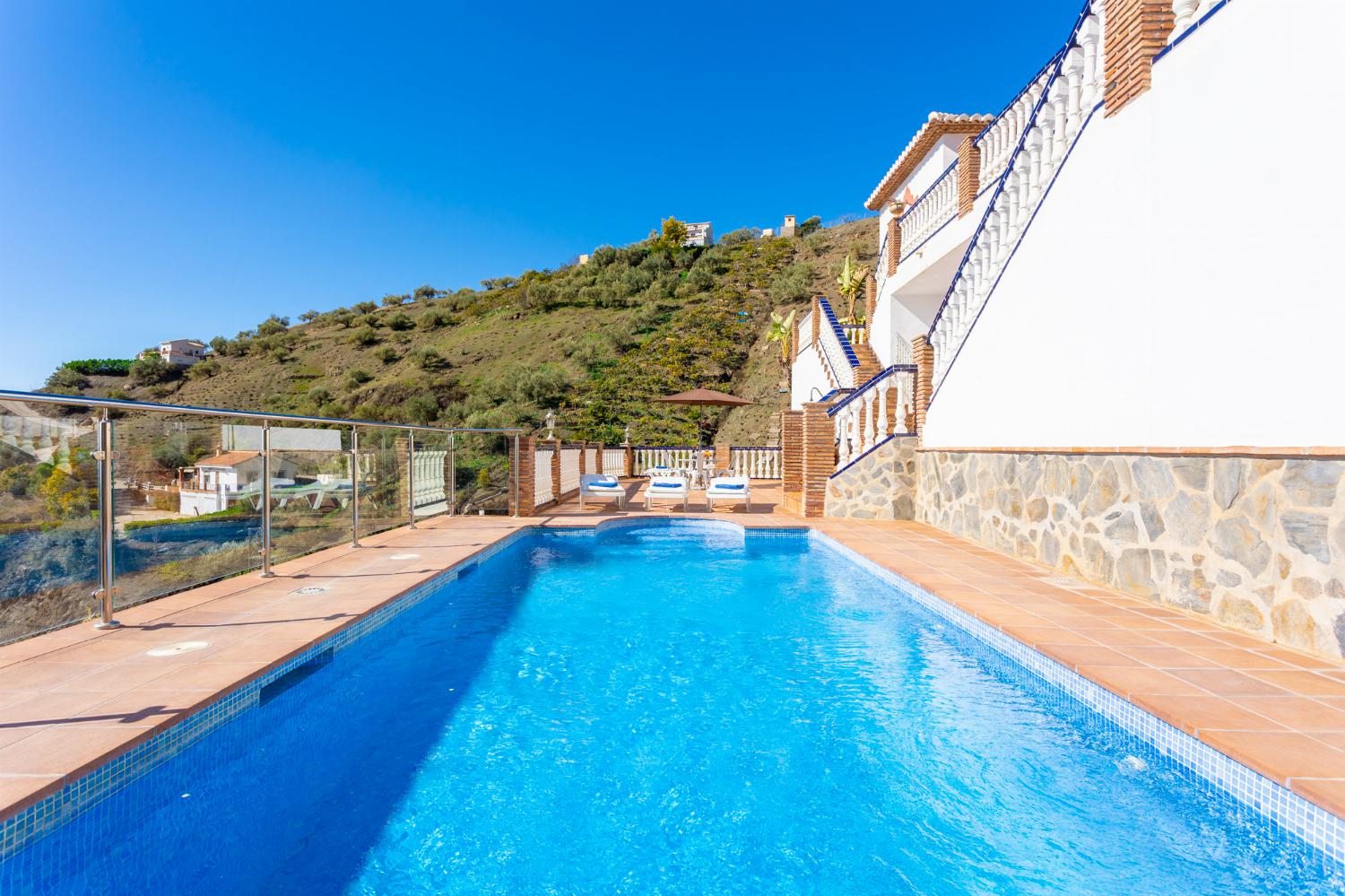 Beautiful villa with private pool and terrace with sea views