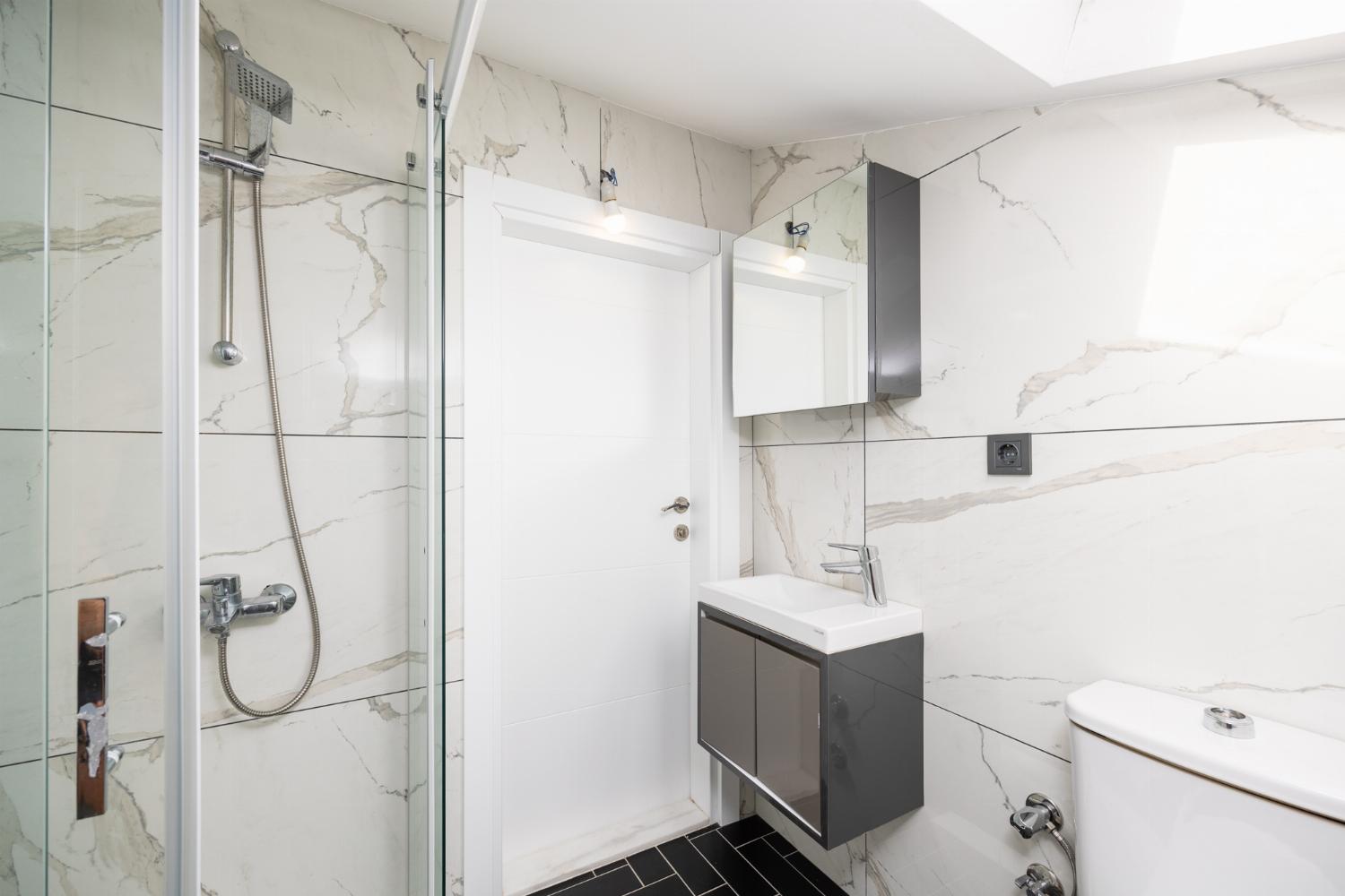 Family bathroom with shower
