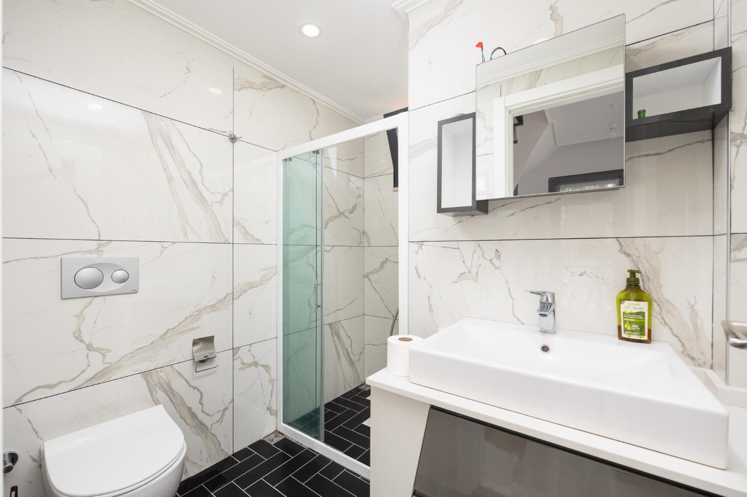 Family bathroom with shower