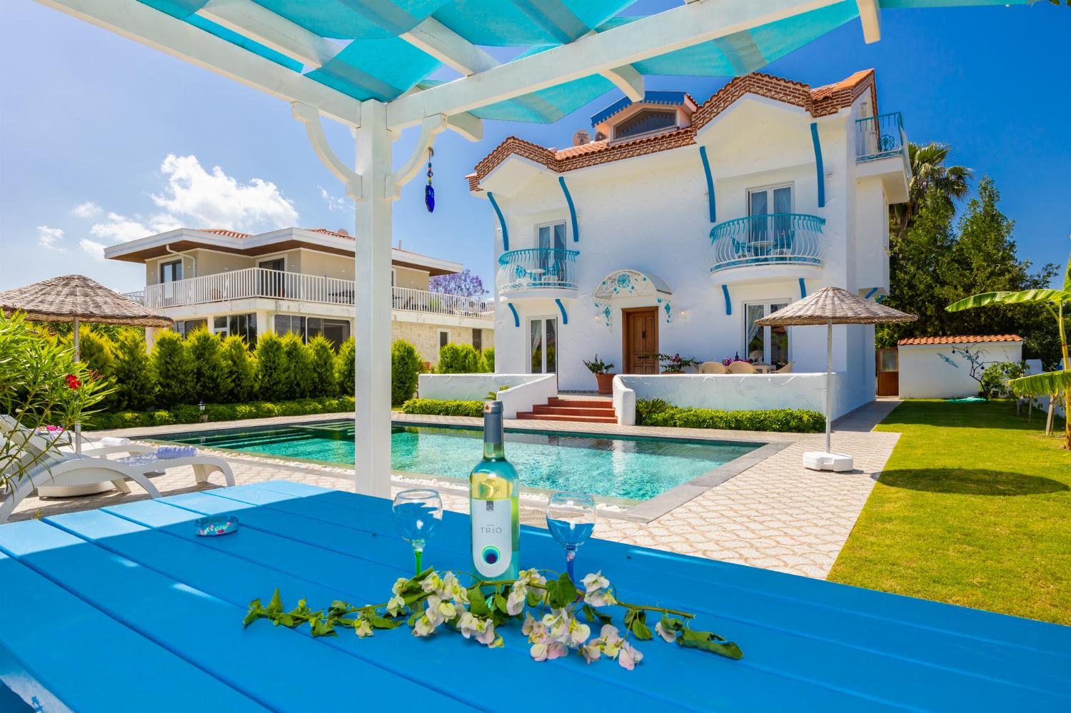 Sheltered terrace area