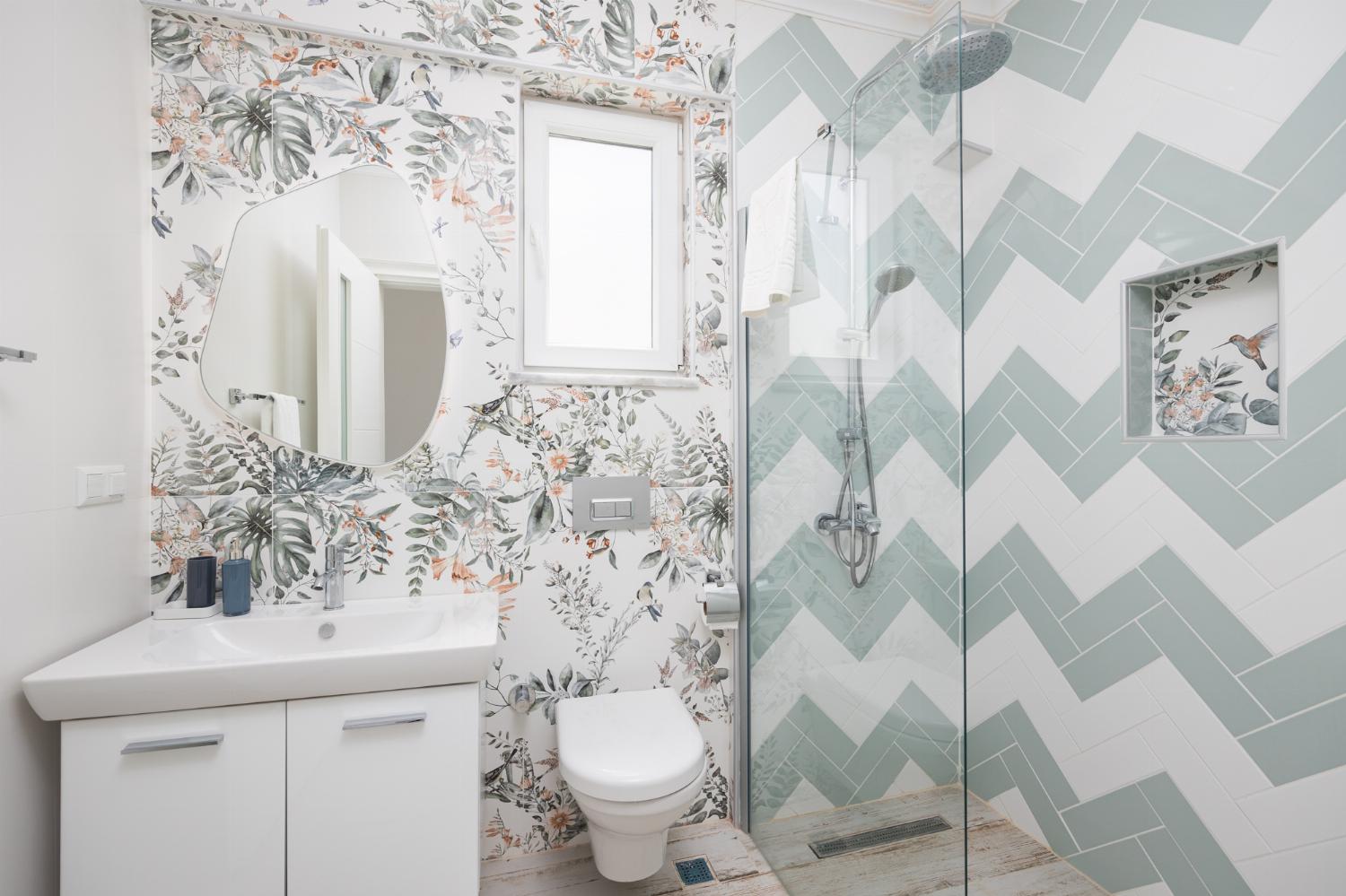 Family bathroom with shower