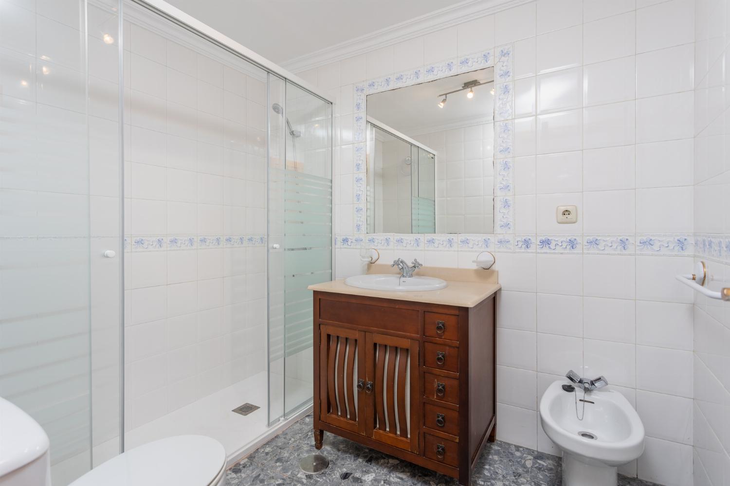 Family bathroom with shower