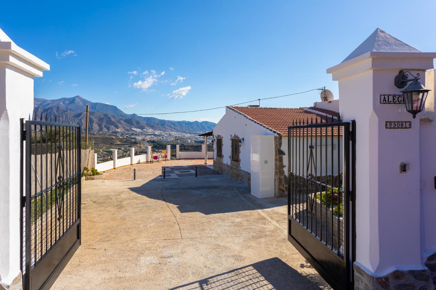 Entrance to Villa Alegria